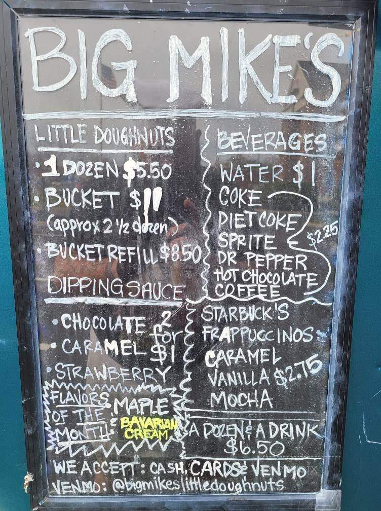 Big Mike's Little Donuts - Pleasant View, TN menu_pic