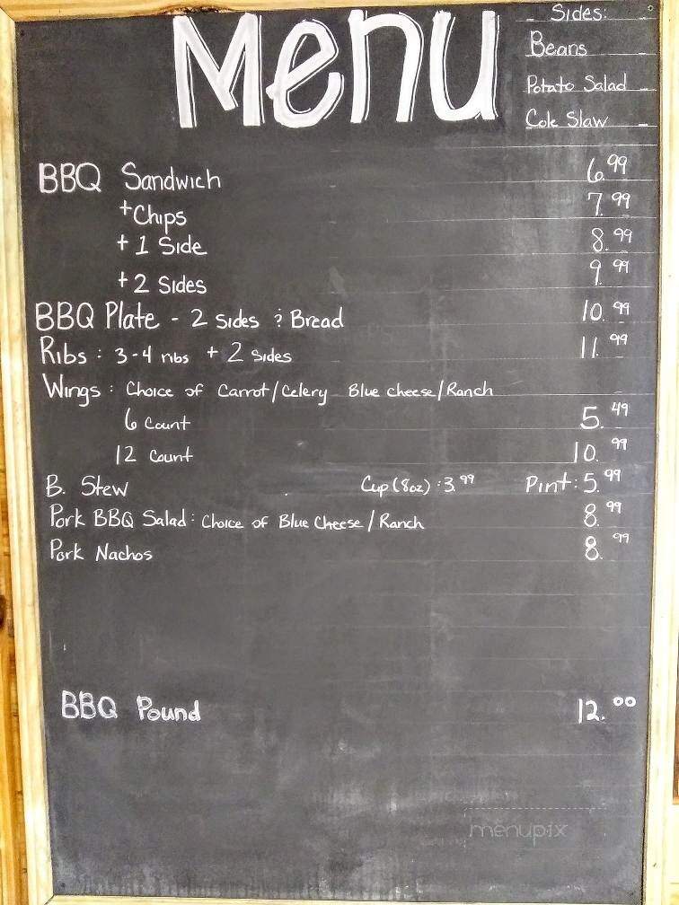 TB&J BBQ - Clarkesville, GA menu_pic