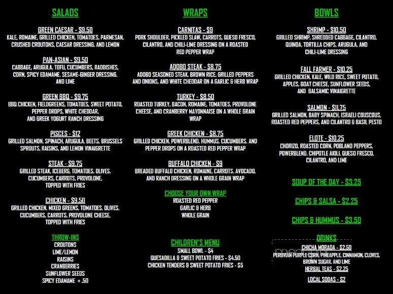 Chive - Ellwood City, PA menu_pic