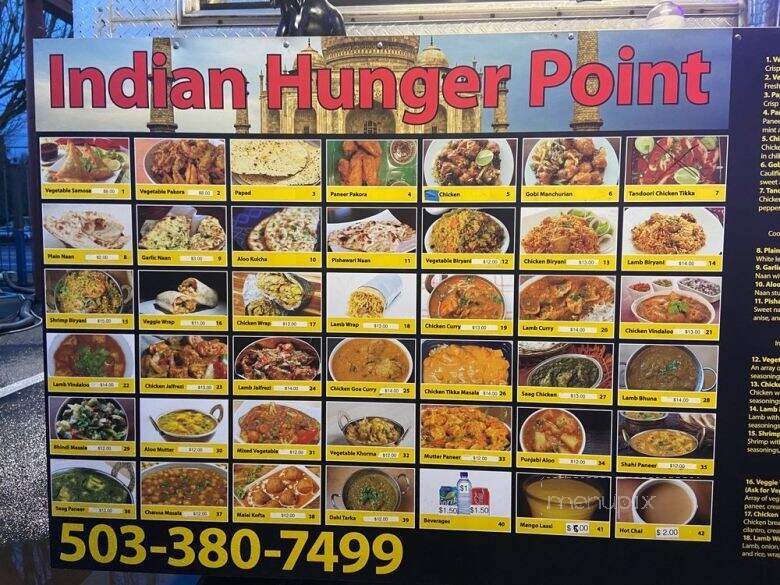 Indian Hunger Point - Portland, OR menu_pic