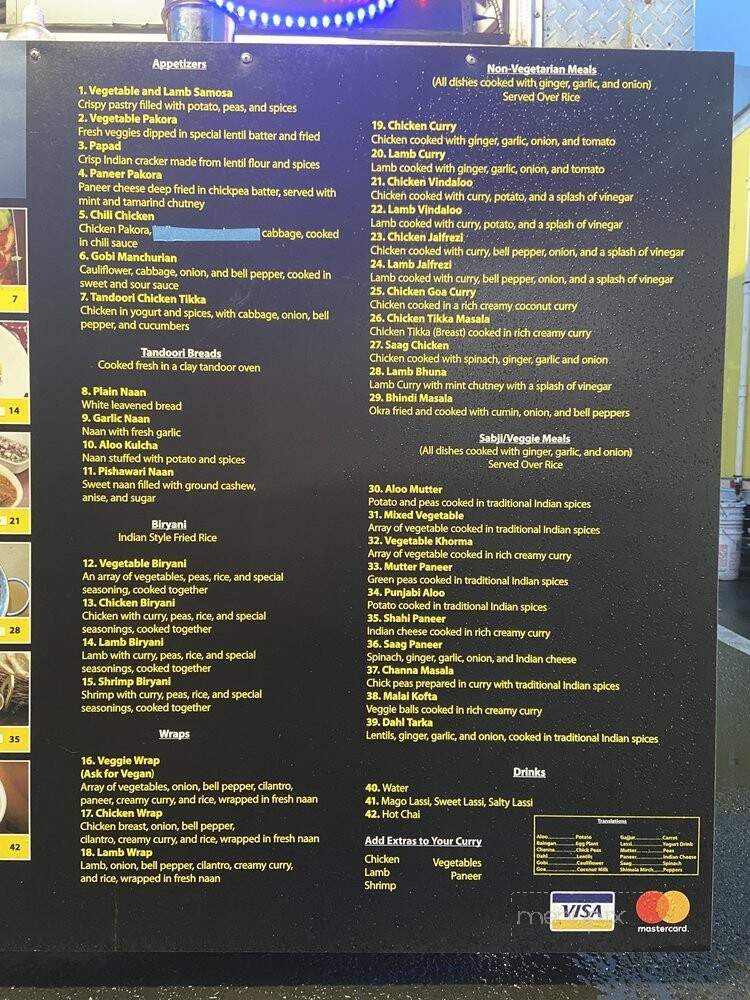 Indian Hunger Point - Portland, OR menu_pic