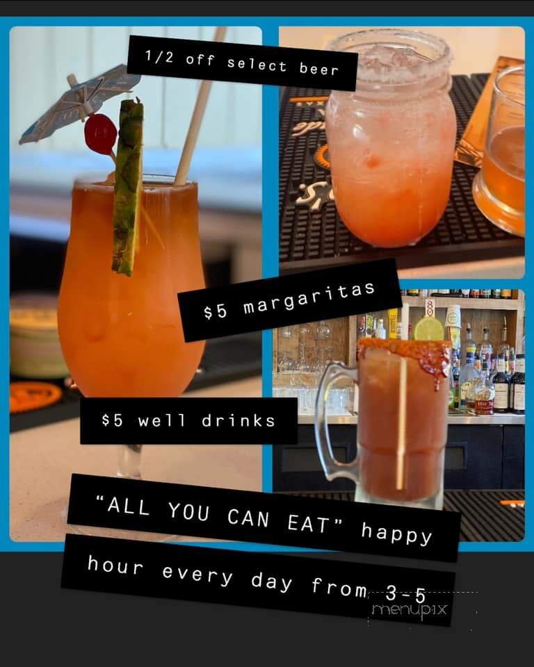 The Cove Bar & Grill - Avalon, CA menu_pic