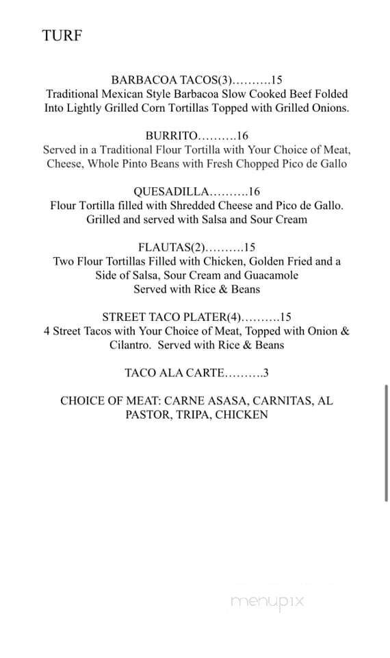 The Cove Bar & Grill - Avalon, CA menu_pic