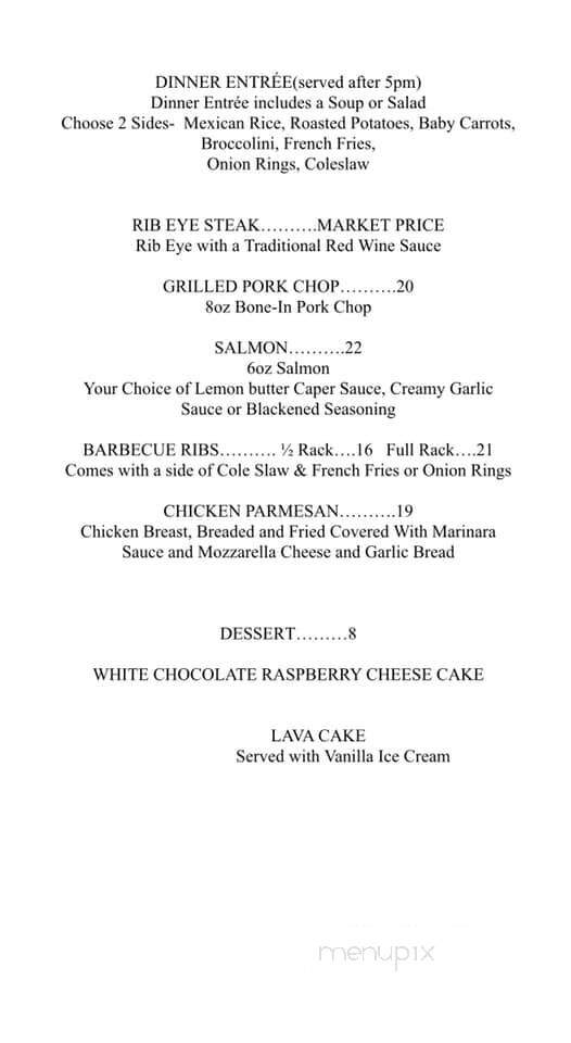 The Cove Bar & Grill - Avalon, CA menu_pic