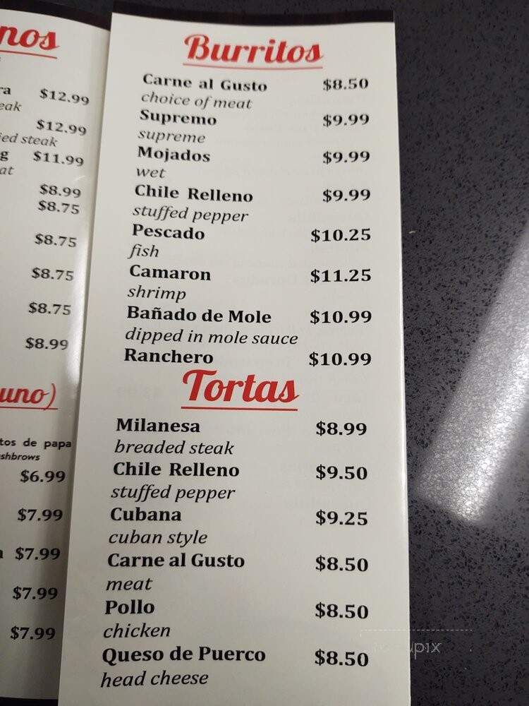 Sarai Bakery Panaderia - Thousand Oaks, CA menu_pic
