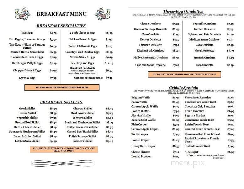 Castillos Restaurant - Cudahy, WI menu_pic