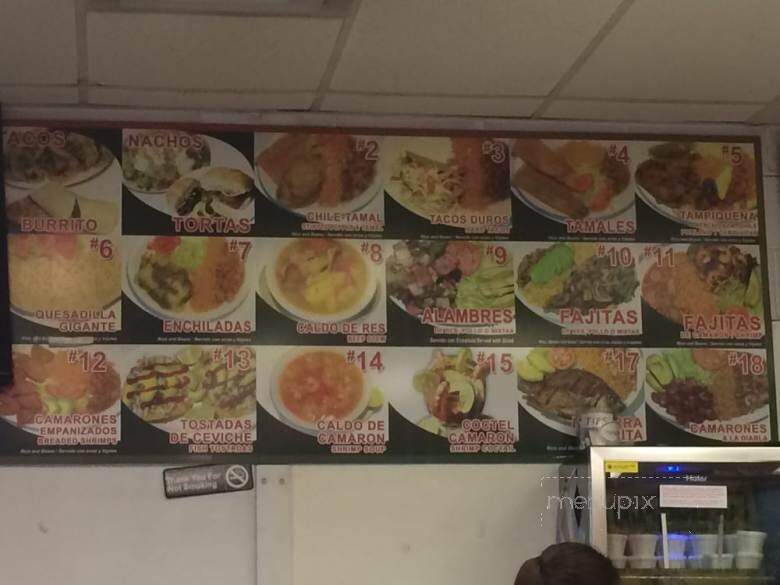 La Mexicana - Waterford, MI menu_pic