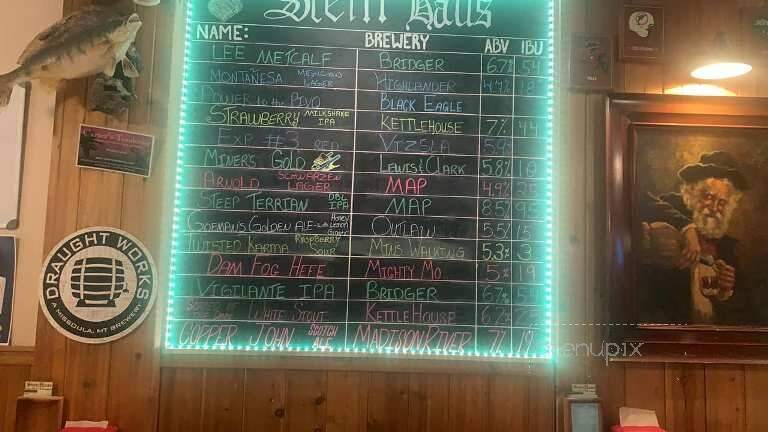 Steinhaus - Great Falls, MT menu_pic