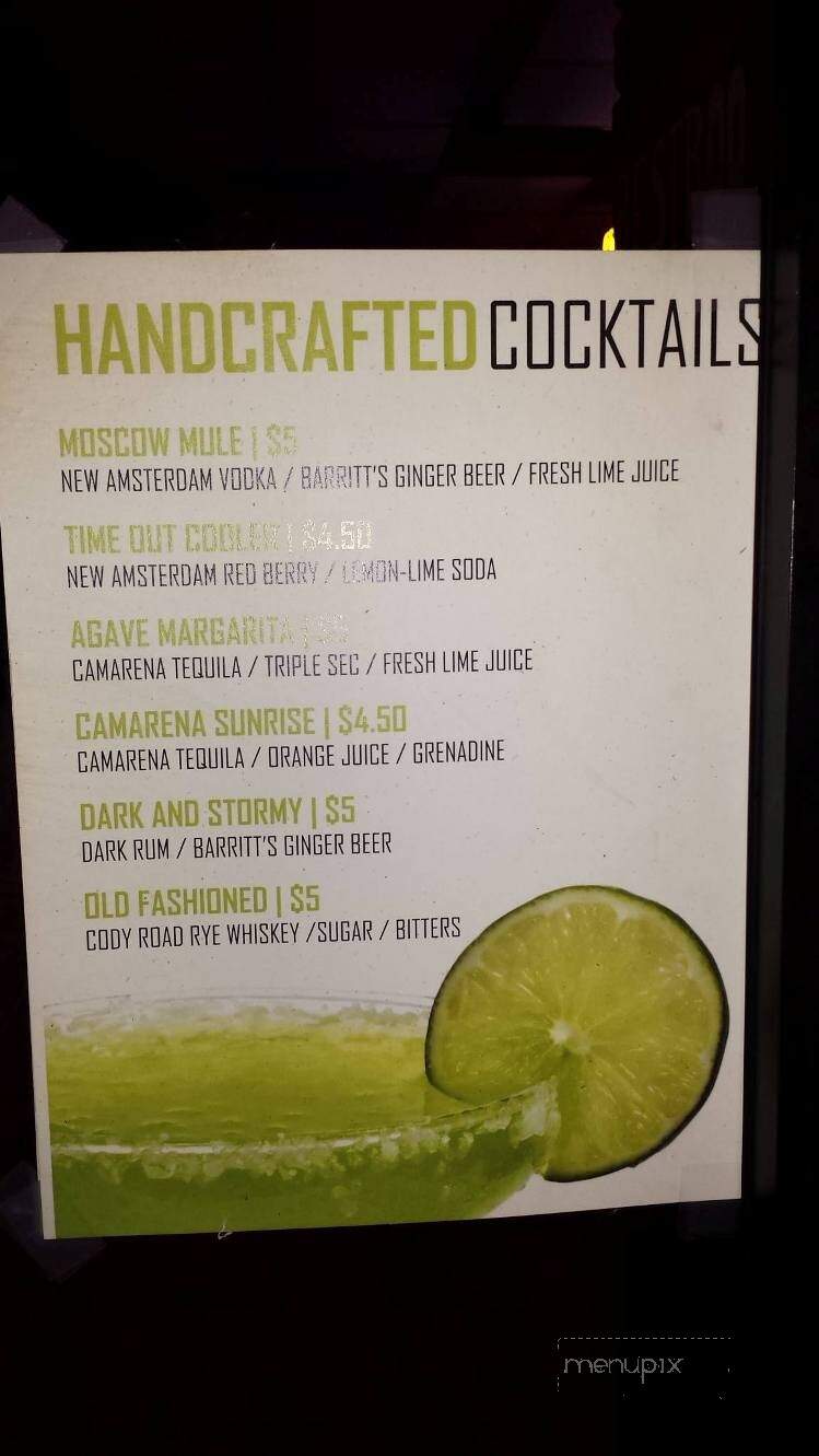 Time Out Inn - Warsaw, IN menu_pic