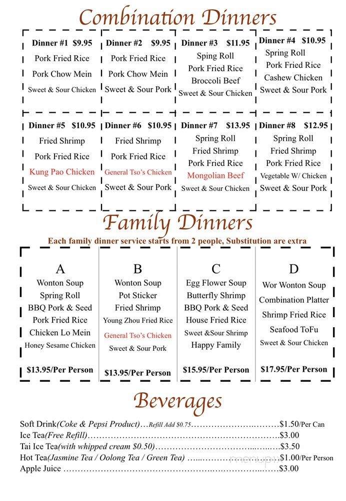 Yummy House - Idaho Falls, ID menu_pic