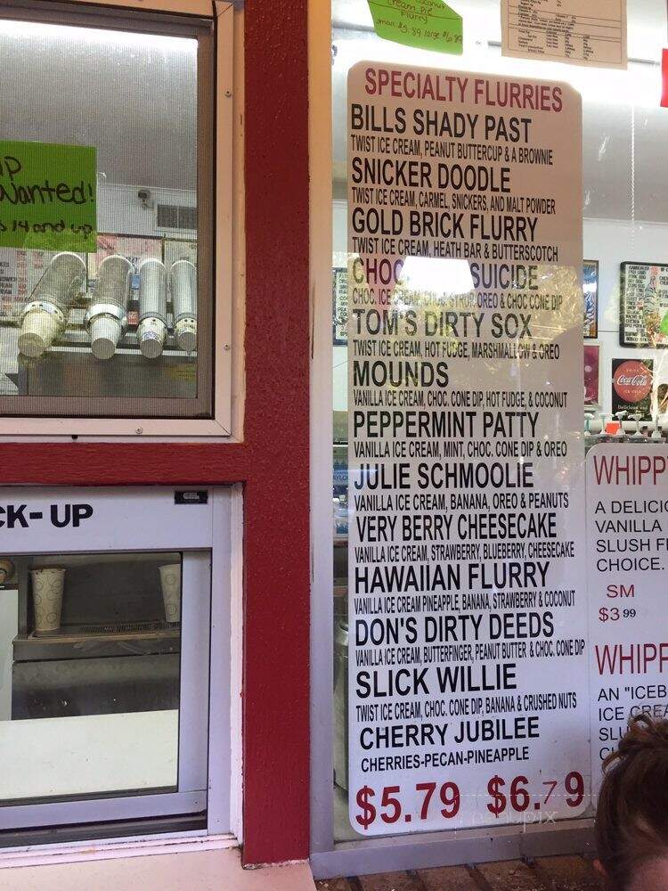 Whippy Dip - Mears, MI menu_pic