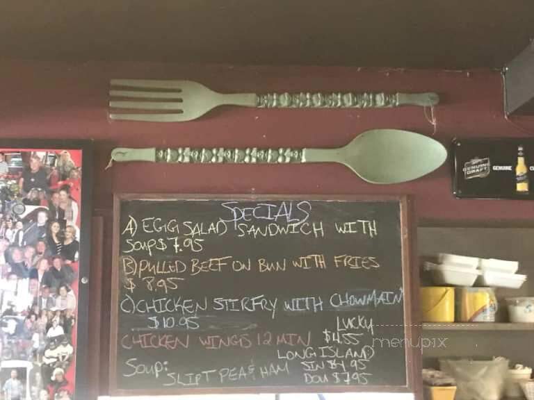 Brownsville Pub - Surrey, BC menu_pic