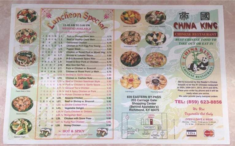 China King - Richmond, KY menu_pic