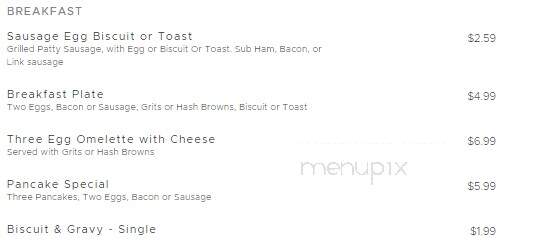 Derrick At Keithville - Keithville, LA menu_pic
