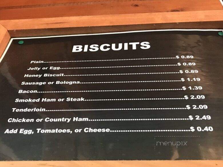Biscuit Box - Chatsworth, GA menu_pic