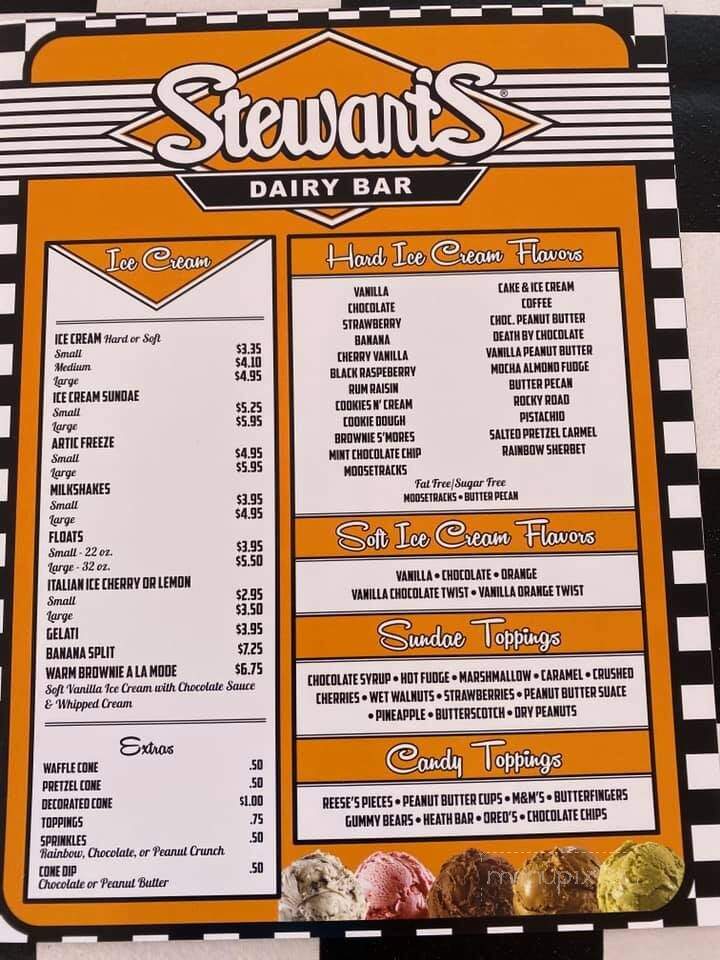 Stewarts Root Beer - Tuckerton, NJ menu_pic