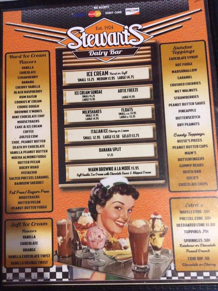 Stewarts Root Beer - Tuckerton, NJ menu_pic
