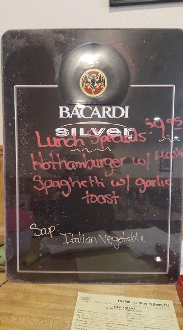 109 Steakhouse - Lignite, ND menu_pic