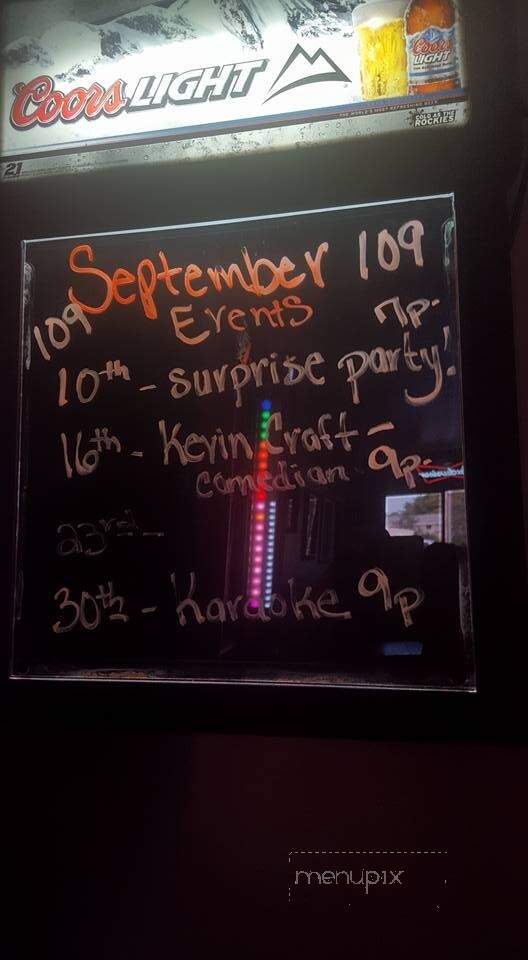 109 Steakhouse - Lignite, ND menu_pic