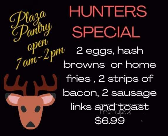 Plaza Pantry - East Brady, PA menu_pic
