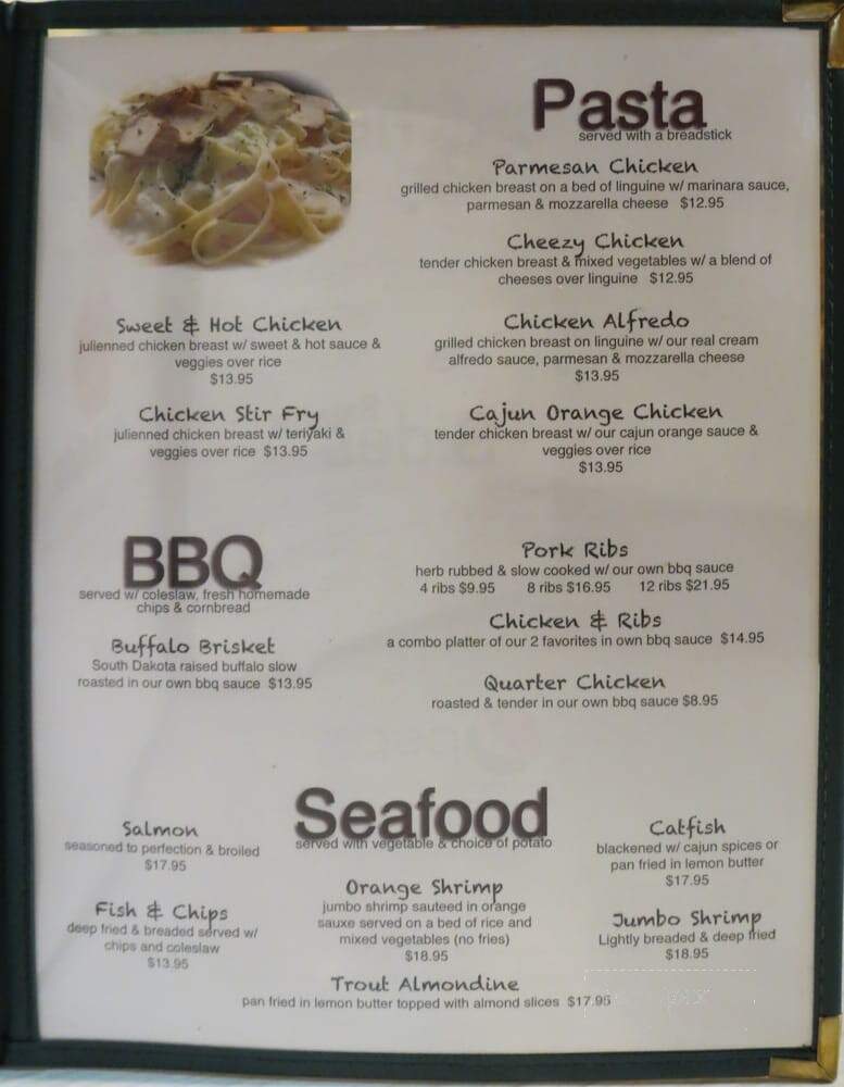 Cattlemans Steakhouse & Fish - Custer, SD menu_pic