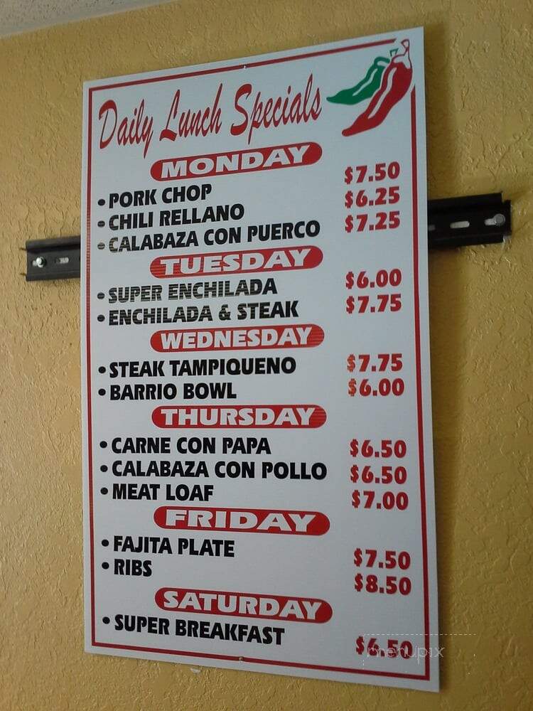 Mary's Snack Bar & Cafe - San Antonio, TX menu_pic