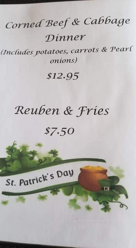 Eagle's Nest Resort - Camp Douglas, WI menu_pic