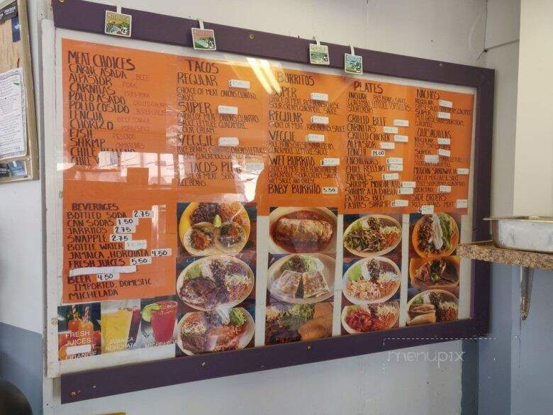 El Gran Amigo Taqueria - Moss Beach, CA menu_pic
