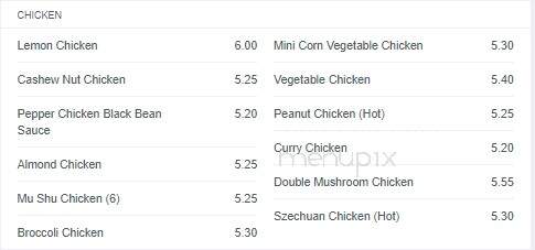 Kowloon Kitchen Take Out - San Jose, CA menu_pic