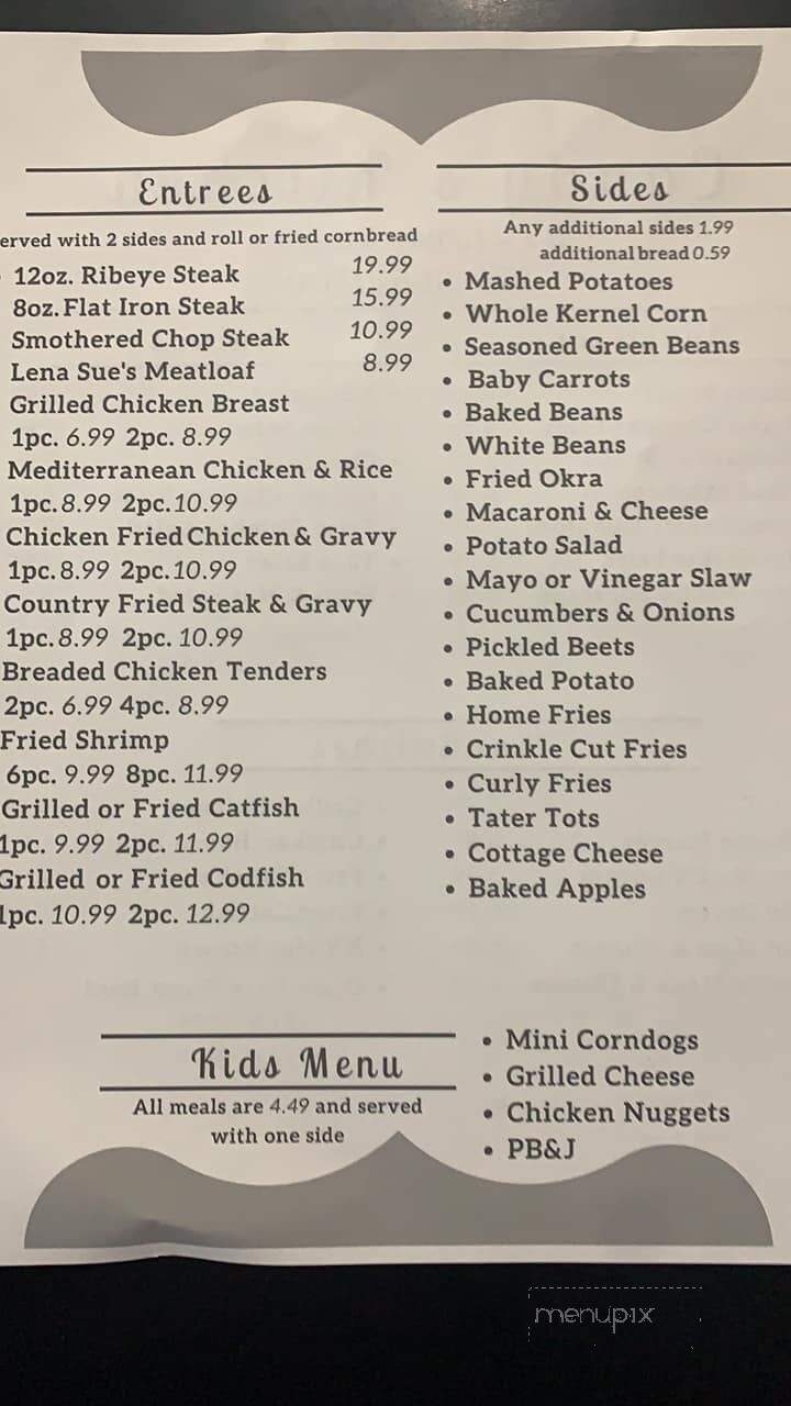 Candy's Kitchen - Marion, KY menu_pic