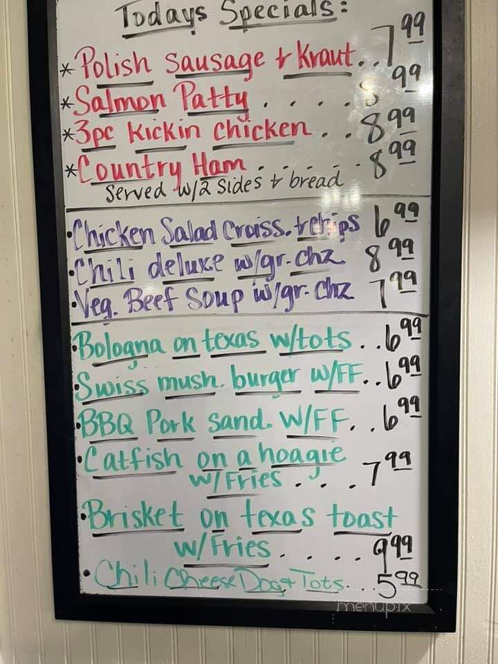 Candy's Kitchen - Marion, KY menu_pic