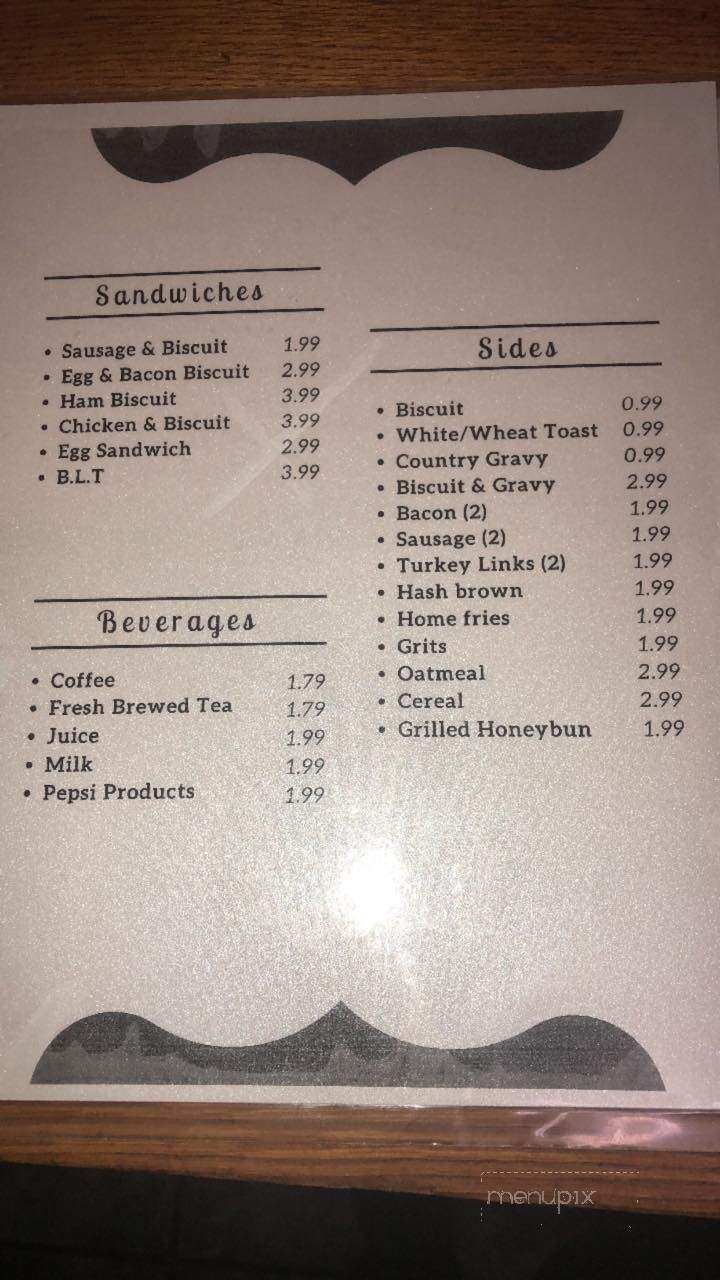 Candy's Kitchen - Marion, KY menu_pic
