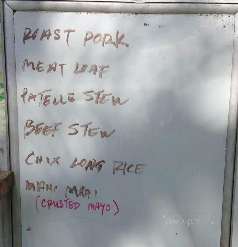Ronnie's Express - Honolulu, HI menu_pic