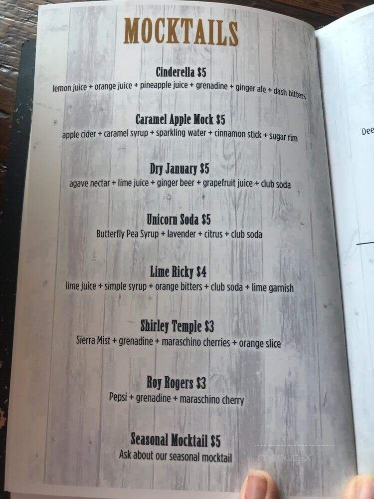 Sullivan's Cove - Severna Park, MD menu_pic