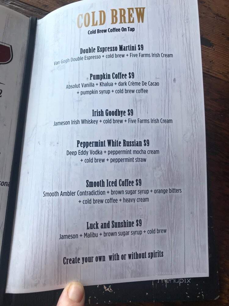 Sullivan's Cove - Severna Park, MD menu_pic