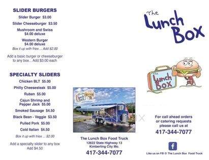 The Lunch Box Food Truck - Kimberling City, MO