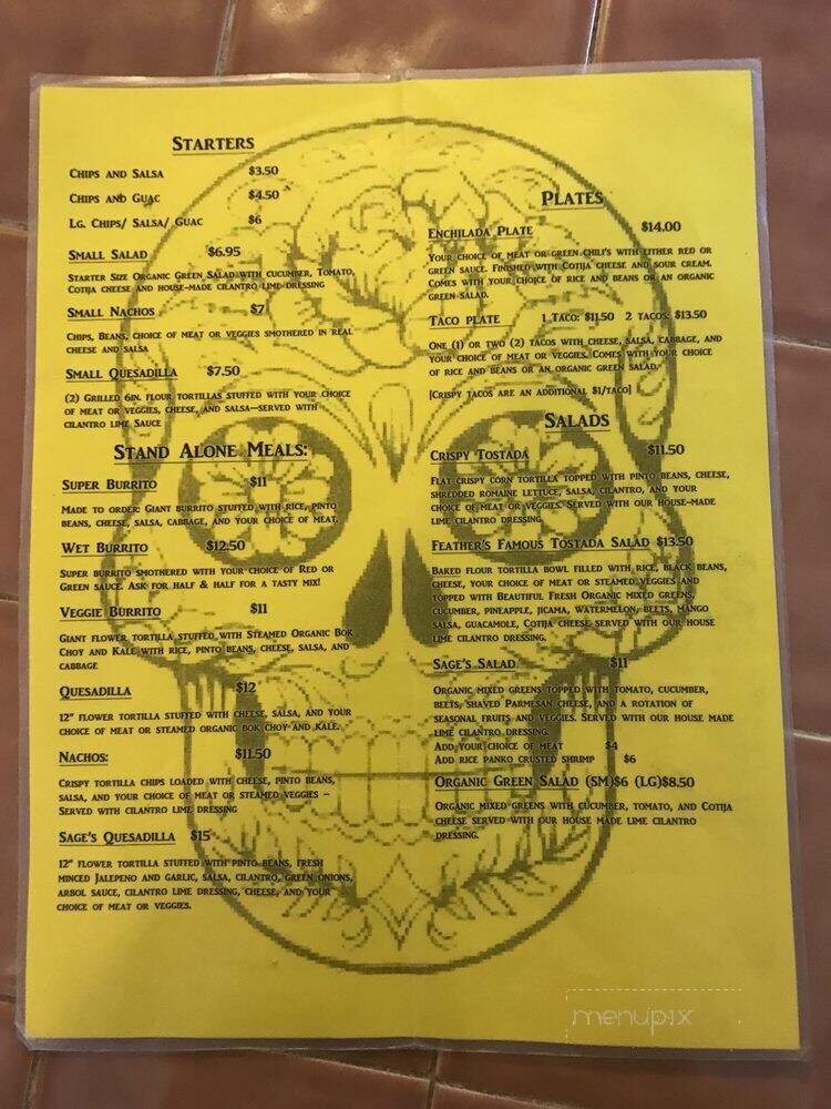 La Cocina De Oro - Downieville, CA menu_pic