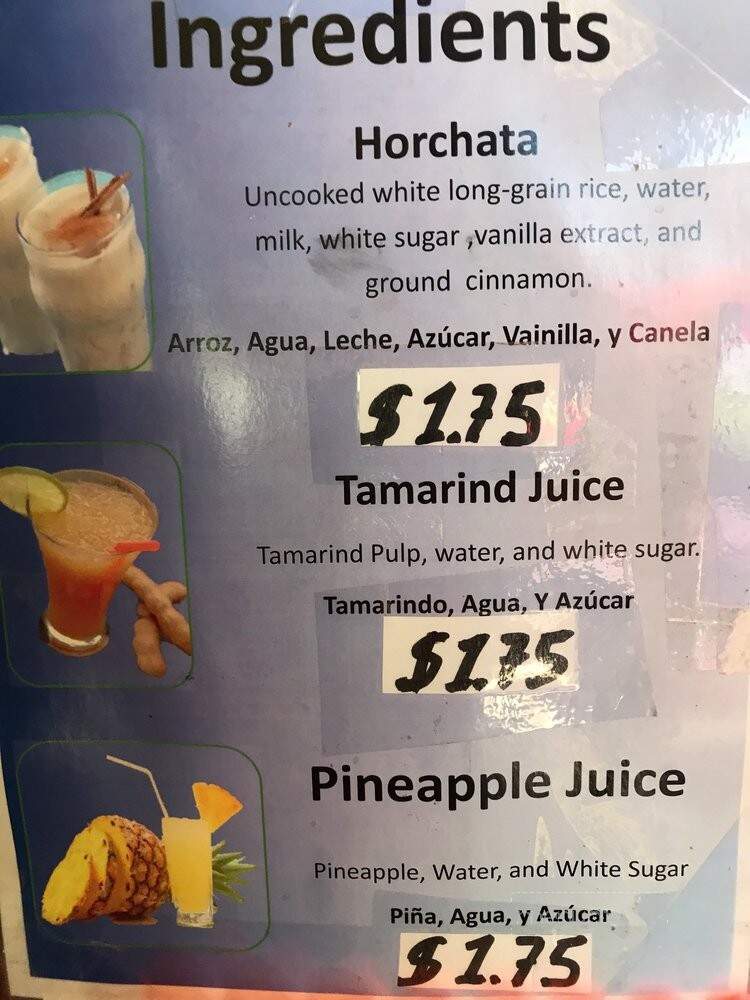 Pupuseria Salvadorena - Wilkes-Barre, PA menu_pic
