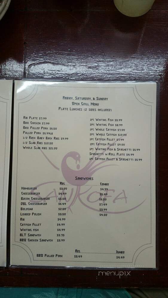 Aunt B's Soul Food - Tupelo, MS menu_pic