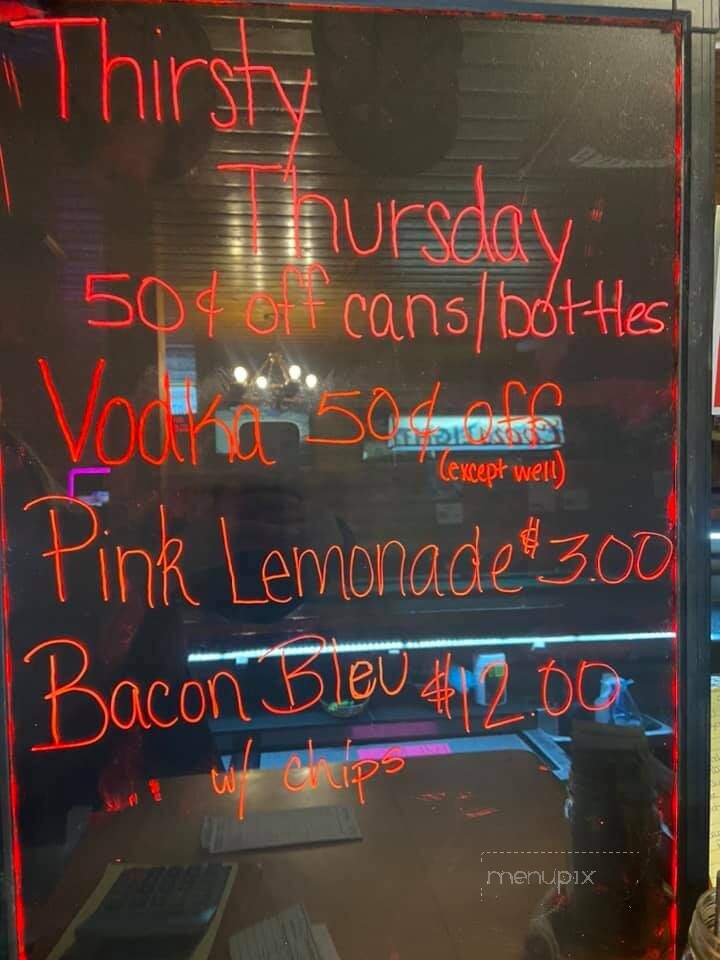 Frontier Club - Three Forks, MT menu_pic