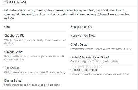 Pat Flynn's - Indianapolis, IN menu_pic
