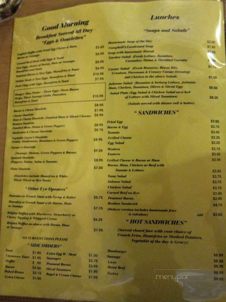 Knowles Restaurant - Dunnville, ON menu_pic
