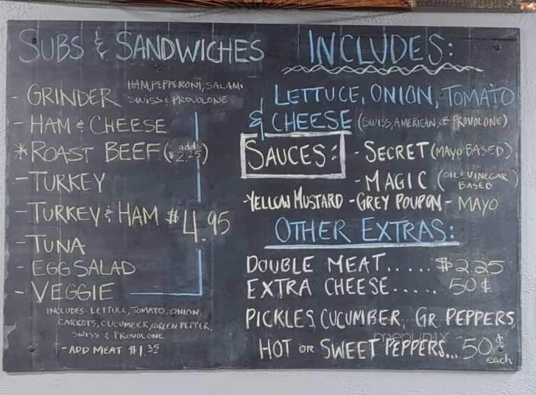 Grinder's Deli - Austin, MN menu_pic