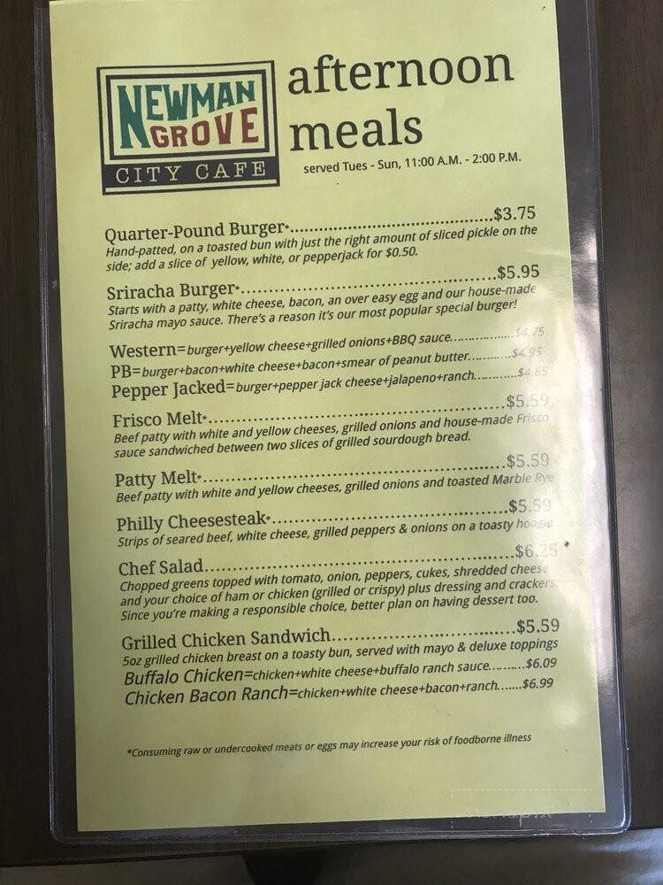 City Cafe - Newman Grove, NE