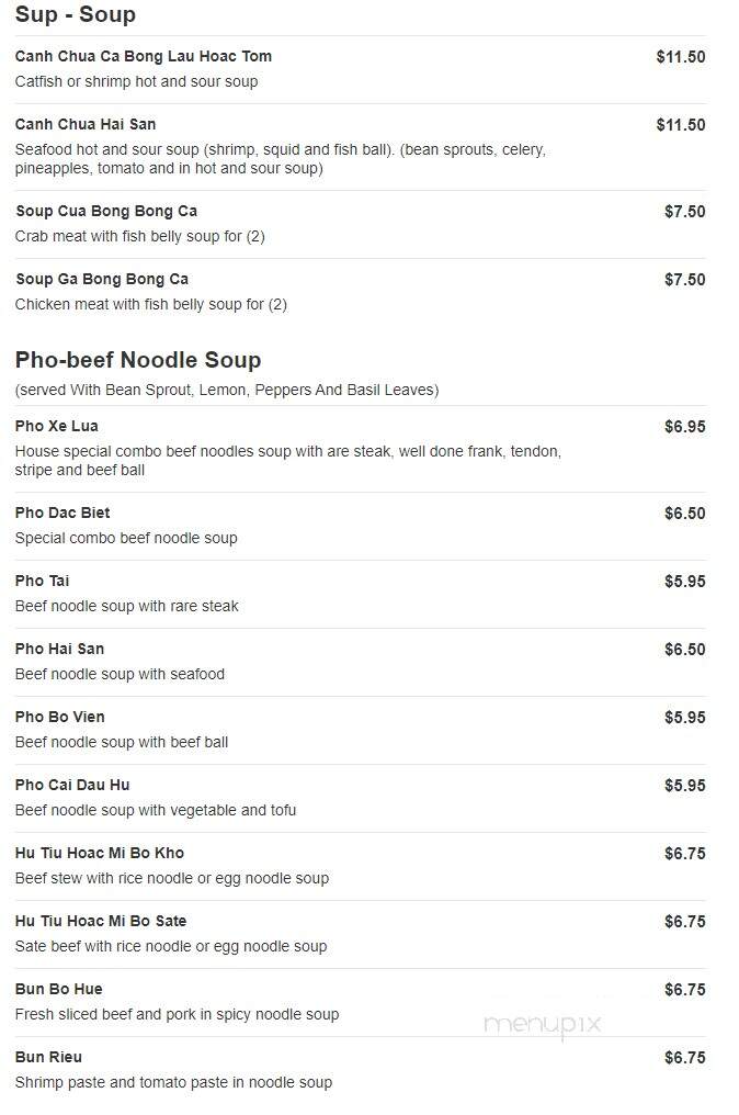 Yummy Yummy - Saddle Brook, NJ menu_pic
