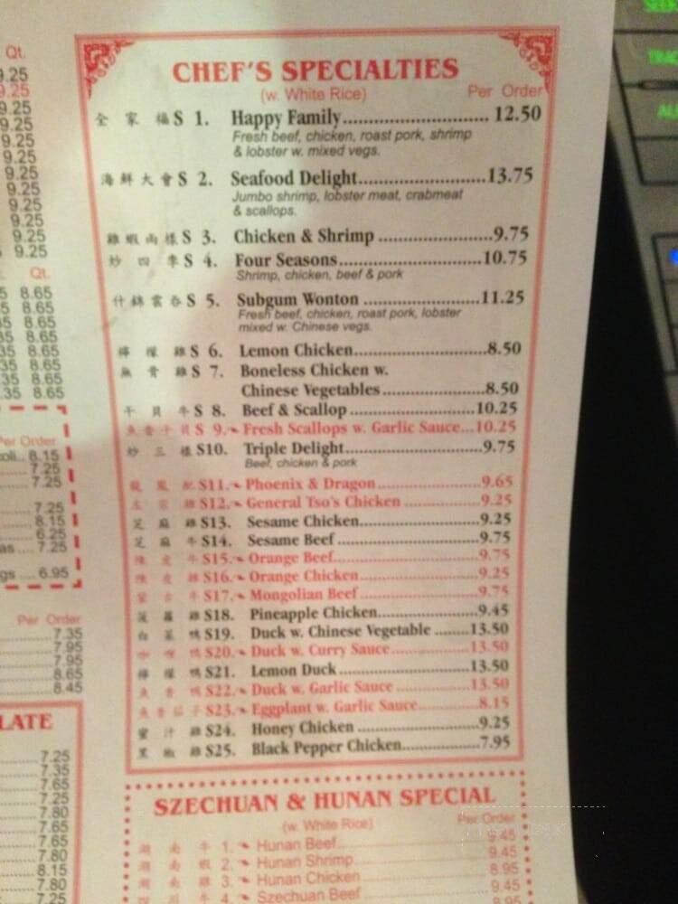 China King Chinese Restaurant - Greenwood, SC menu_pic