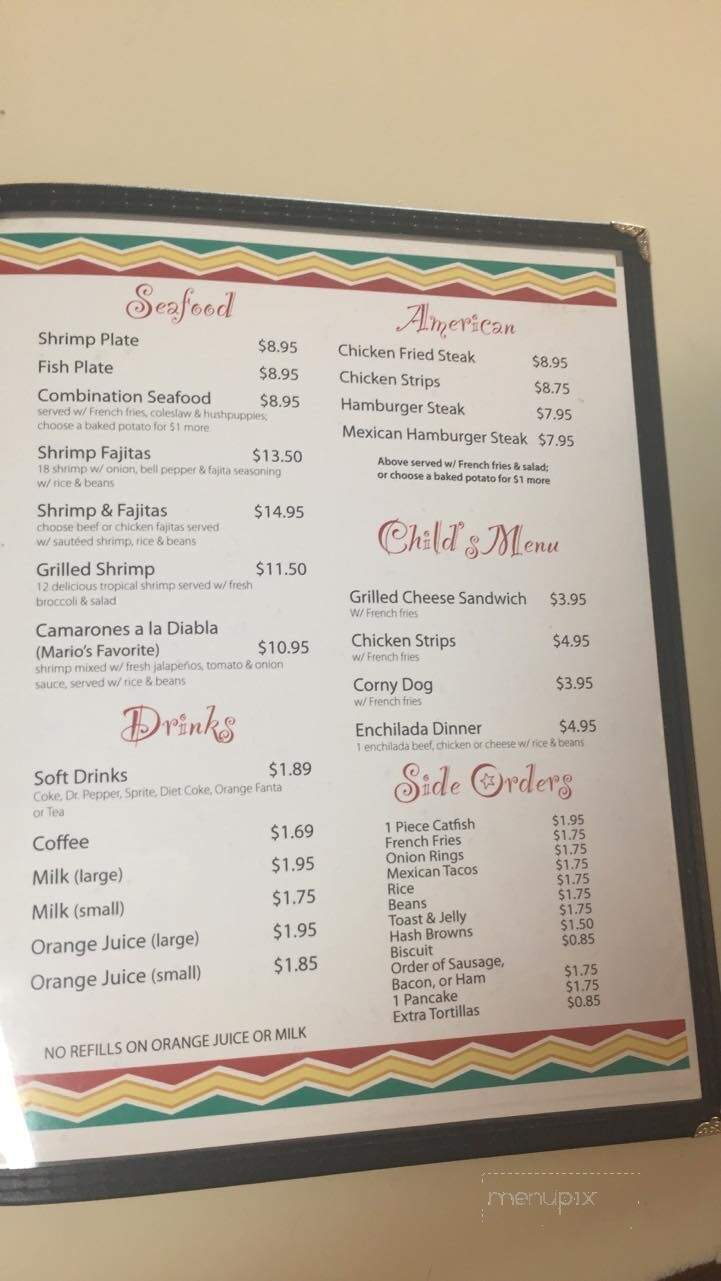 La Fonda Del Sol - Jacksonville, TX menu_pic