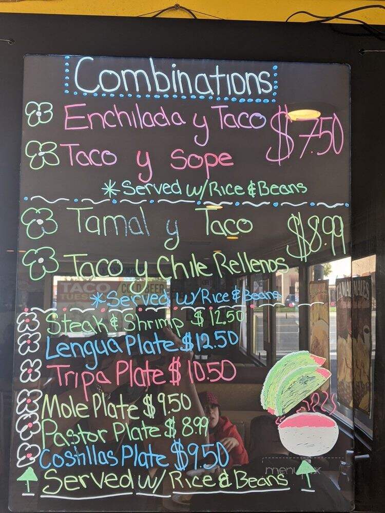 Lily's Restaurant - La Habra, CA menu_pic