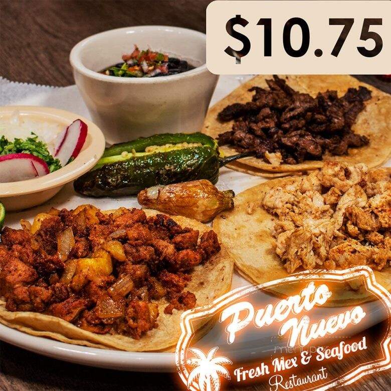 Puerto Nuevo - Westminster, SC menu_pic