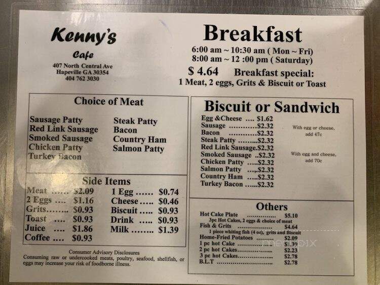 Kenny's Cafe - Hapeville, GA